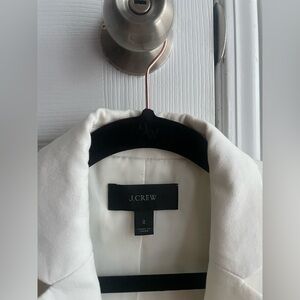J.Crew Cotton-Blend Ivory Blazer